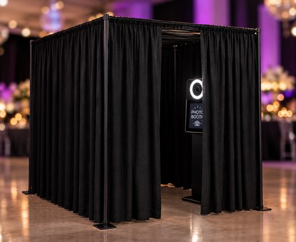 360 booth setup at an event