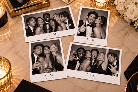 Personalized 4 by 6 photo booth prints