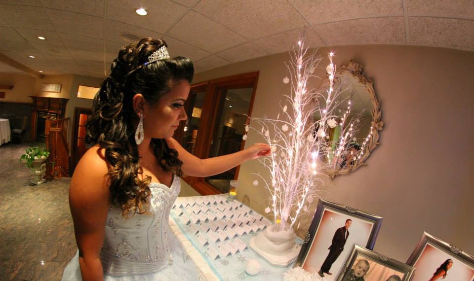 Bride enjoying a sparkling reception moment